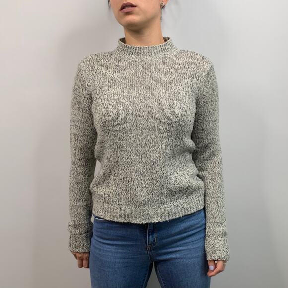 Vero Moda Gray Jive High Neck Knit Sweater - Picture 1 of 8